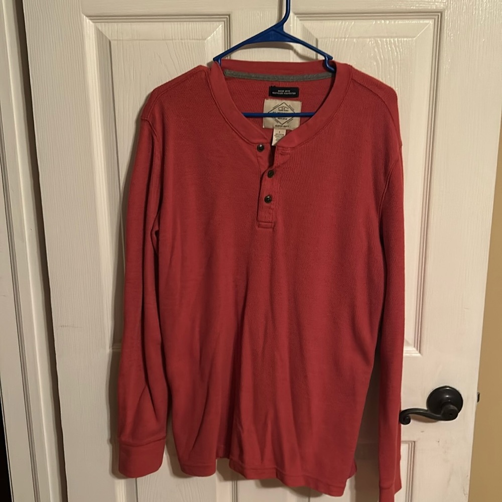 St John’s Bay burnt orange shirt